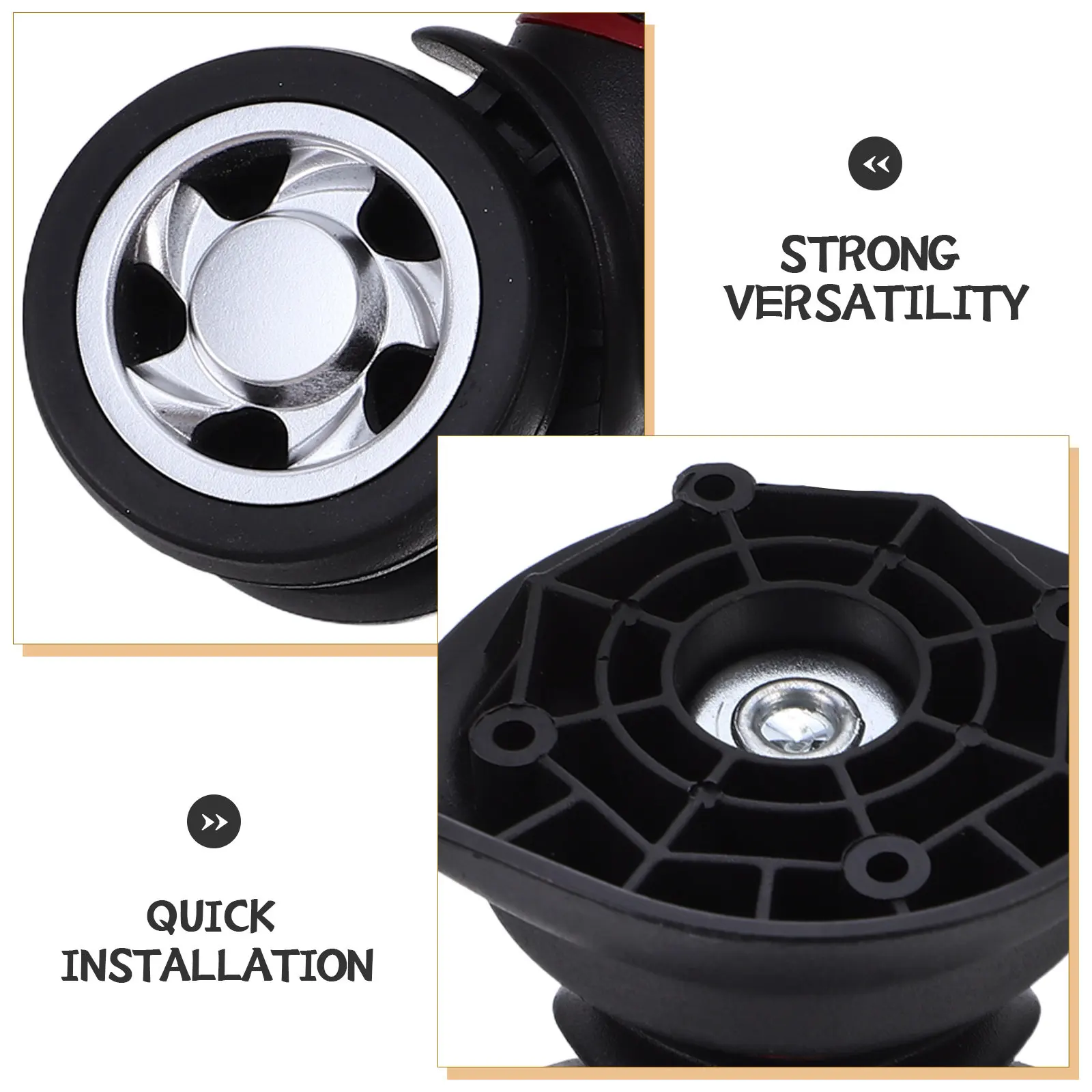 2Pcs Universal Luggage Wheels  - đánh giá và giá Caster Wheel