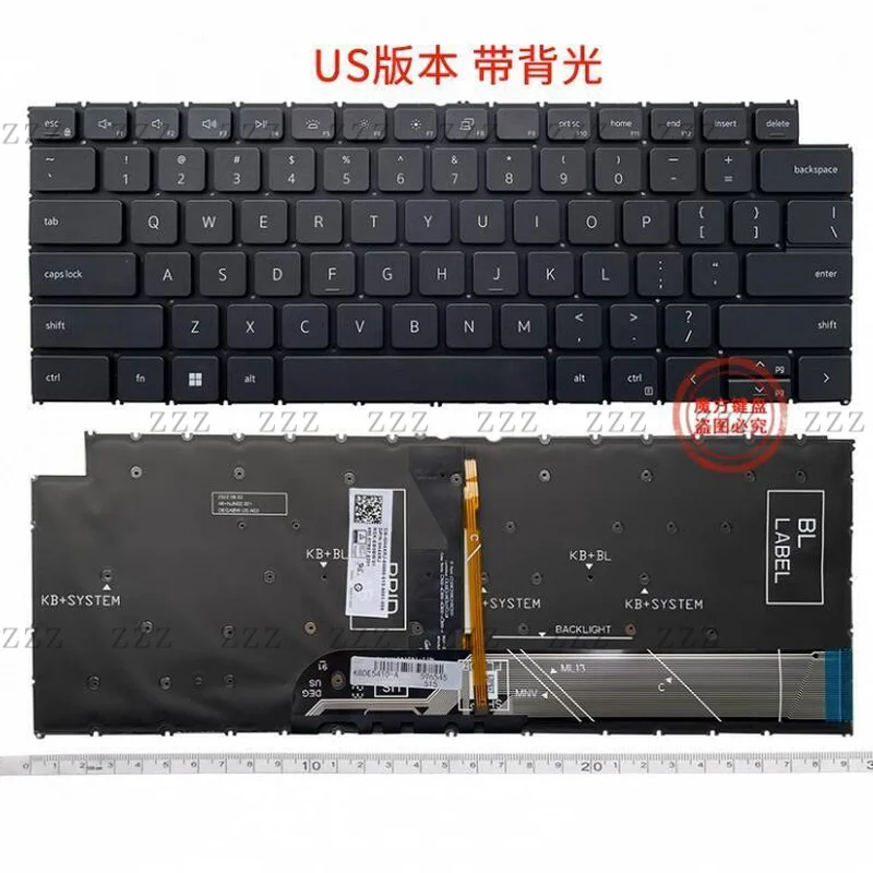 ZZ US Backlit Keyboard for Dell Inspiron 13 5310 5320 5410 5415 5418 5620 5625