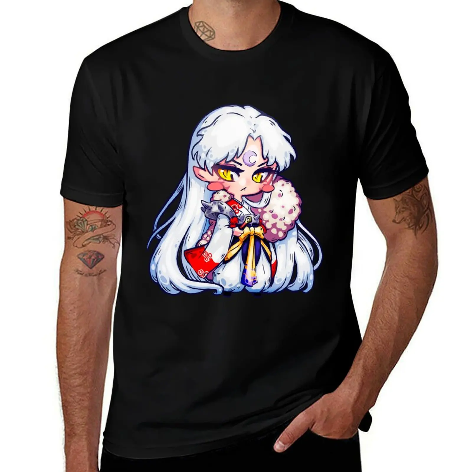 

Chibi Shessomaru T-Shirt anime Luxury man Anime t-shirt customizeds mens tall t shirts