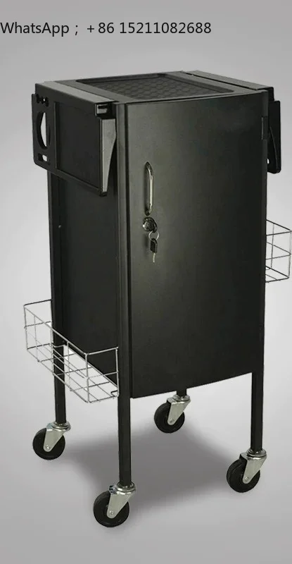 SCY hair tool cart professional hair salon perm and dye hair shop storage multi-functional trolley with lock