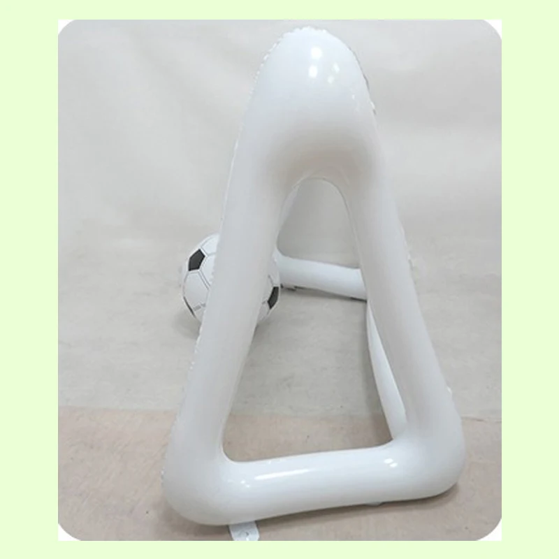 مجموعة إطار باب كرة القدم القابل للنفخ، إطار باب كرة قدم صغير محمول، باب كرة قدم تفاعلي خارجي مع شبكة