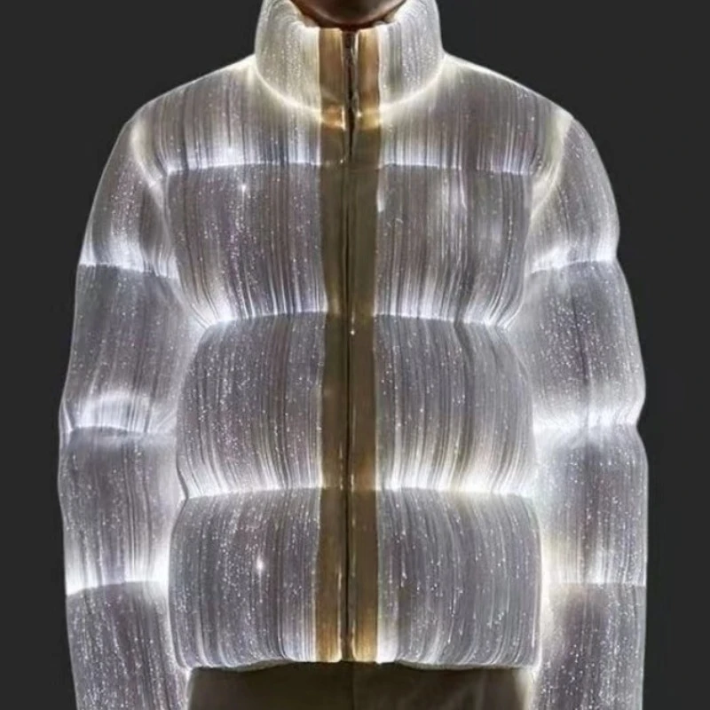 Super Flexible LED Fiber Optic Fabric - For Down Jackets, Princess Dresses & Formal Gowns Fiber Optic Illuminated Fabric