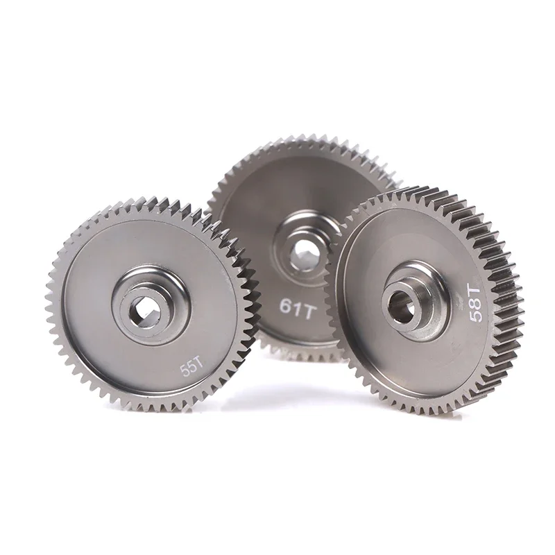 55T 58T 61T Ingranaggio cilindrico ad alta velocità 51004 53665 per TAMIYA TT01 TT-01 RC Accessori di aggiornamento per auto