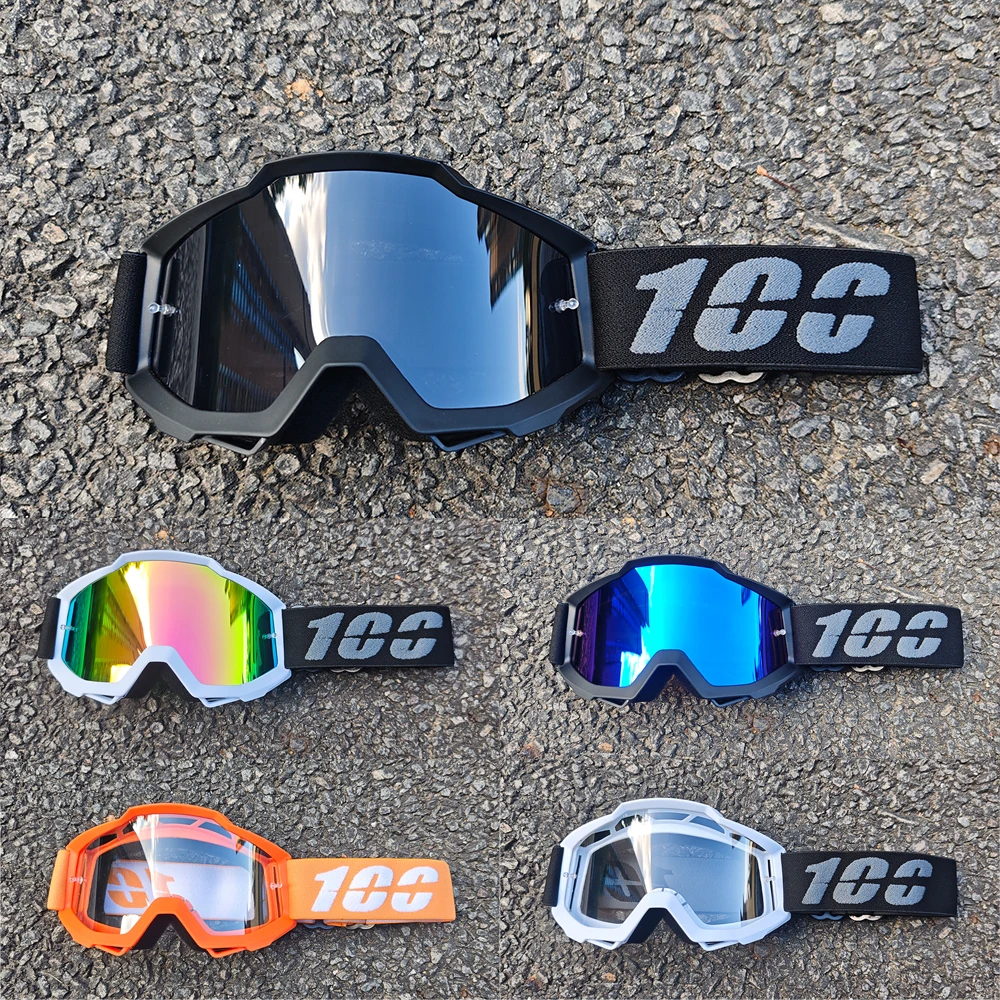 

100 High Definition Lens Snow Mountain Ski Glasses Windproof Sandproof Protective Four Season Unisex Fashion Outdoor Sports