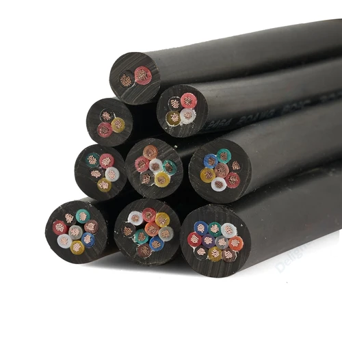 Imagen 2 del producto Cable enfundado 10 9 8 7 6 5 4 3 2 núcleos Cable MultiCore 28 26 24 22 20 16 14 18AWG Cable eléctrico para tira LED Speker automotriz