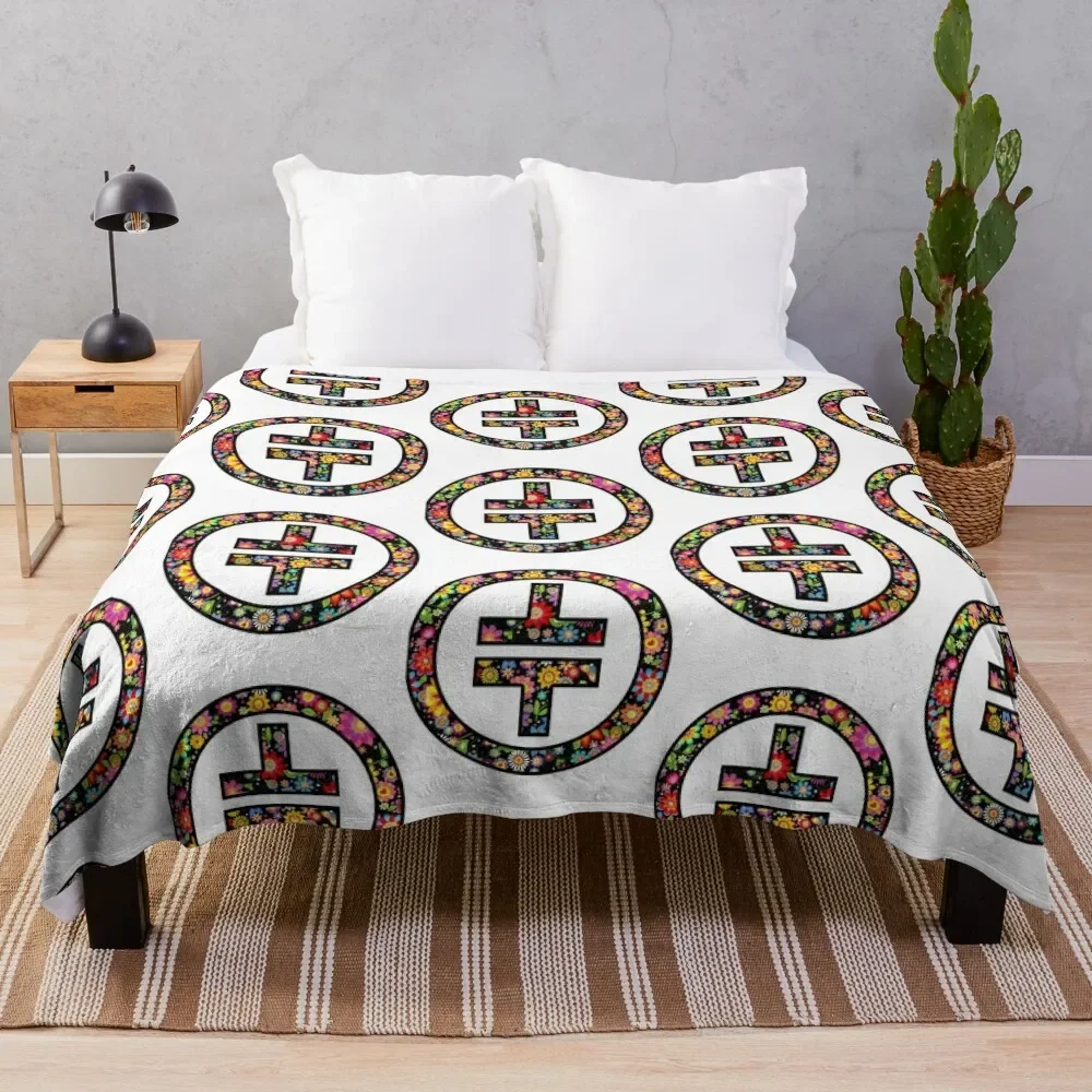 

Take That - Flower Symbol Throw Blanket Thin Soft Blanket for Summer Night Sleeping