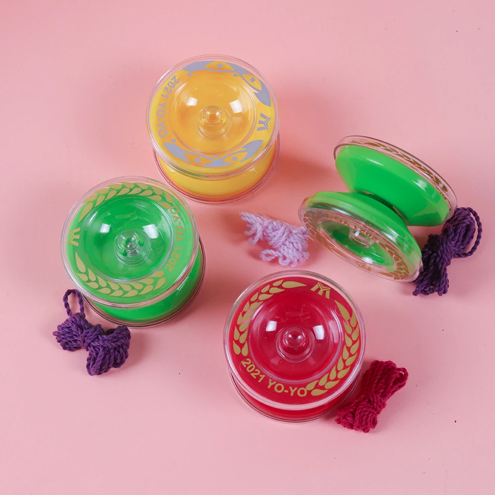 4Pcs Mini Plastic Yo Yo Ball Funny Gadgets Interesting Toys For Kids Yoyo Ball Party Favors Prizes Goodie Bag Pinata Fillers