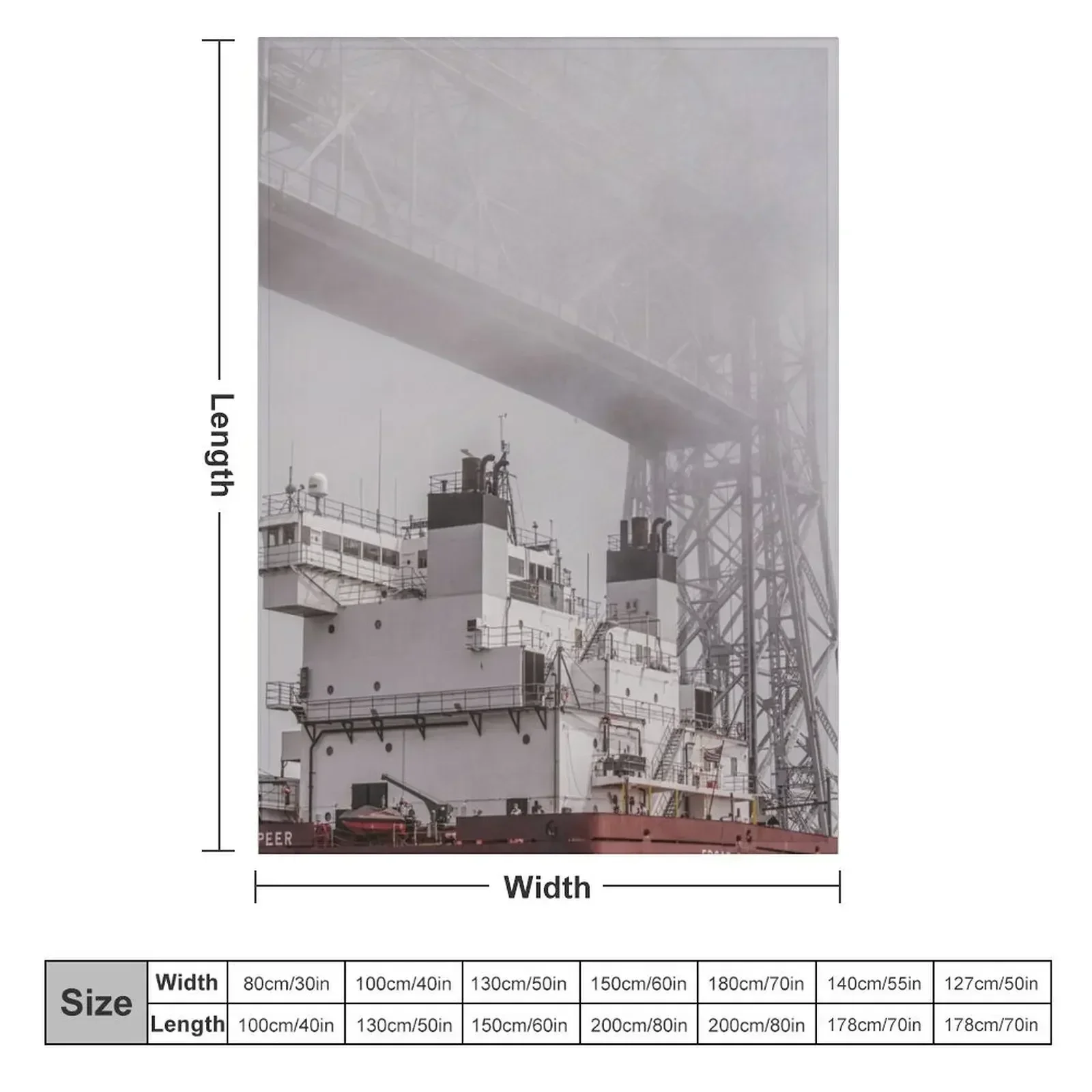 Ship Under the Bridge Throw Blanket valentine gift ideas manga Camping Blankets For Sofas Blankets