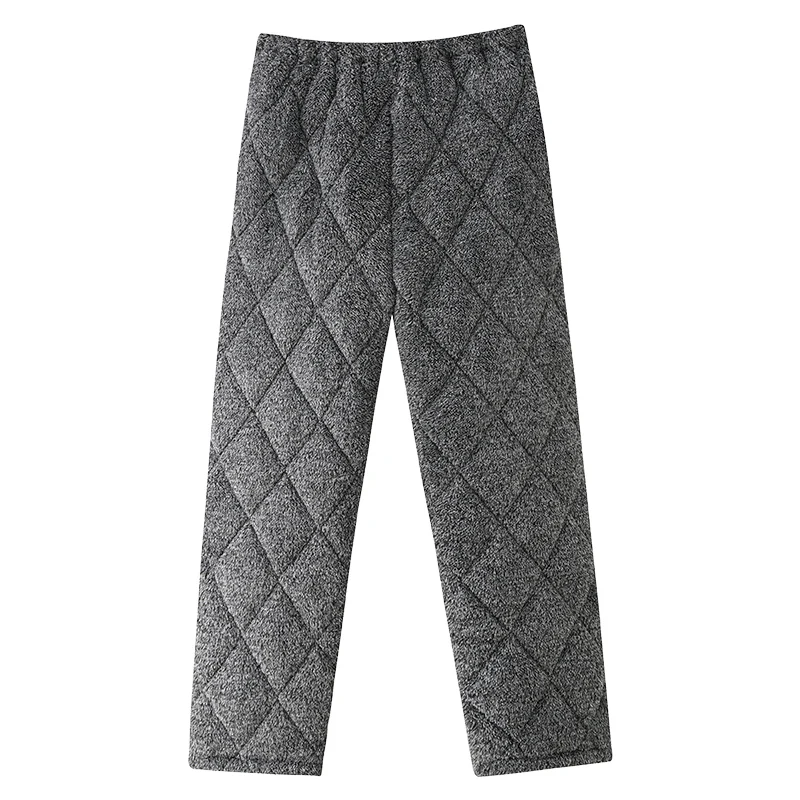 Thick 3 layers Coral Fleece Quilted Men Long Trousers Sleep Pants Mens Pajamas Pants Bottoms Sleepwear Pajama Men Pijamas Hombre