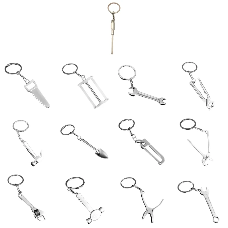 5pcs Mini Hammer Keychains For Keys Or Small Items for Kids Teens Adults W3JF