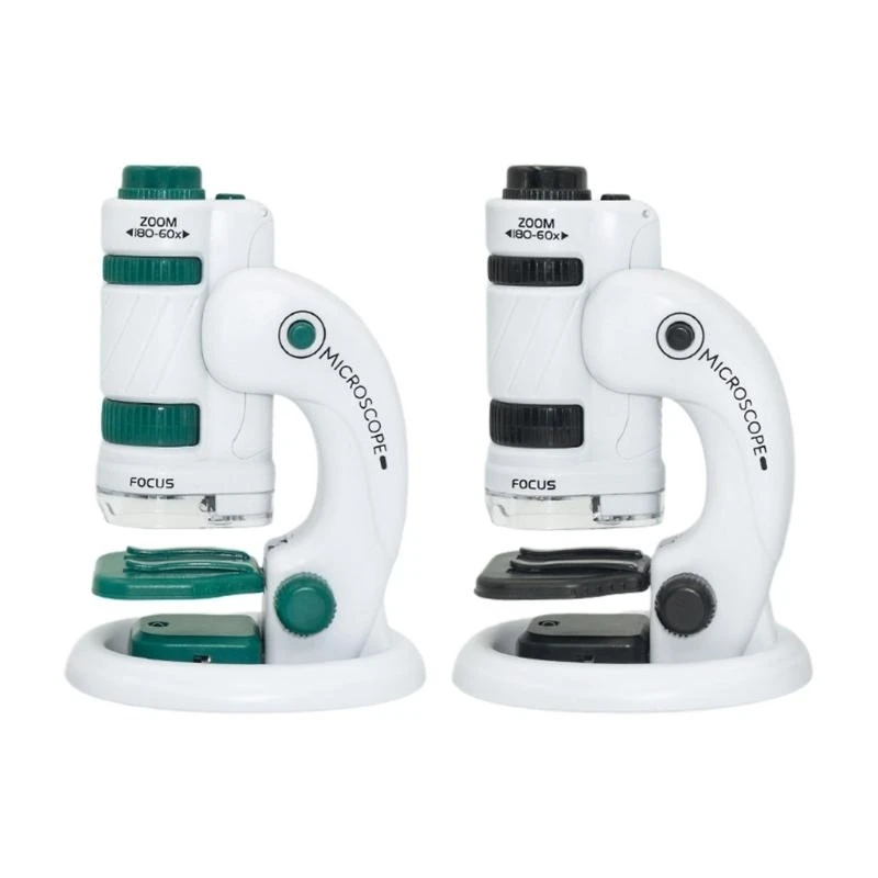 Kính hiển vi bỏ túi đồ chơi dành cho trẻ mới bắt đầu dành cho trẻ 7 8 9 10 tuổi 15UB