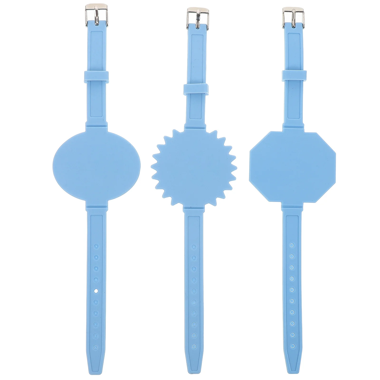 สายรัดข้อมือซิลิโคนสำหรับบันทึกข้อมูลพยาบาล 3 ชิ้น ใช้ซ้ำได้ ลบได้ สำหรับพยาบาล นักเรียน และสำนักงาน