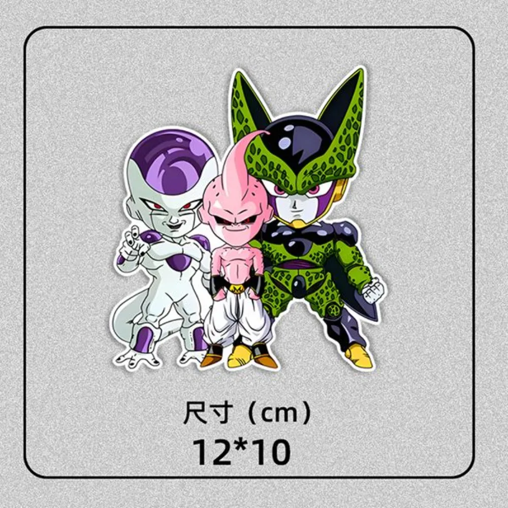 أنيمي لعبة دراغون بول ماجيك مان بوو متعة شخصية ملصقات السيارات أنيمي الكرتون جسم السيارة تغطي الخدوش ملصقات عاكسة