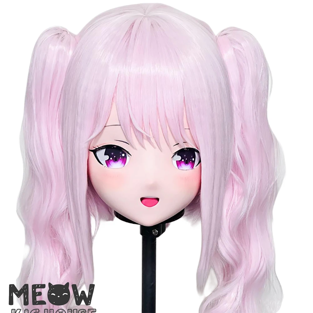 

(MEO424) Маска кигуруми ручной работы с замком на всю голову, мужской и женский, японский мультфильм, аниме, игровой персонаж, маска кигуруми