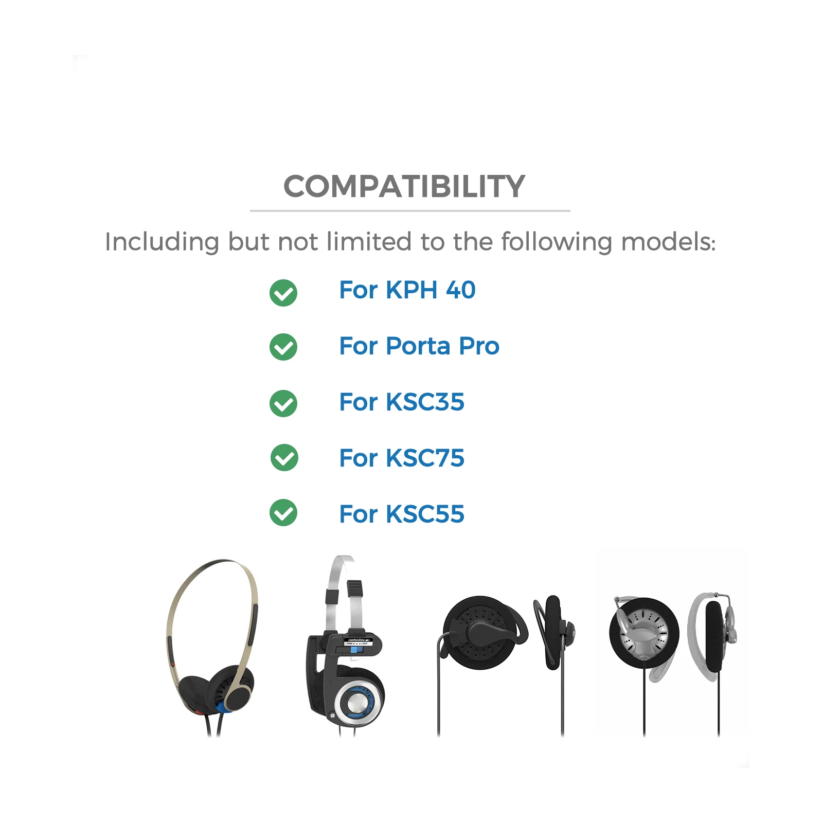 Replaceable Headphone Parts Drivers Speaker For KOSS PP Portable Portapro Porta-pro Headset MMCX Sockets Detachable Cables DIY