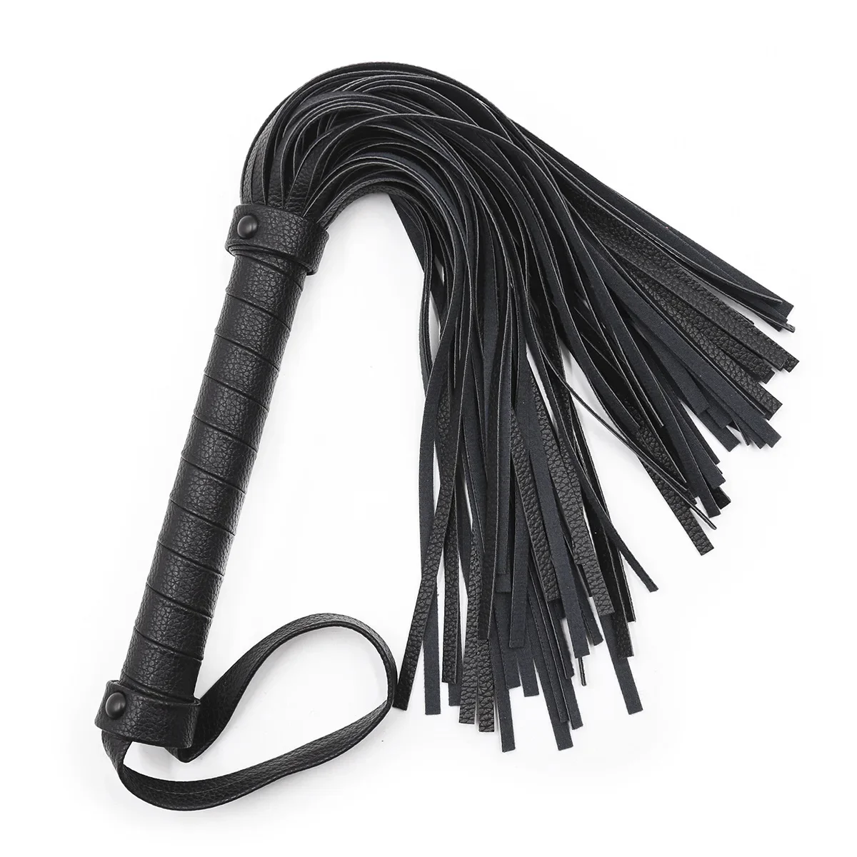 Látigo Bondage de cuero PU para azotar con mango de espada, fetiche de pestañas, Flogger, caballo, juegos para adultos, esclavo BDSM, Juguetes sexuales para parejas