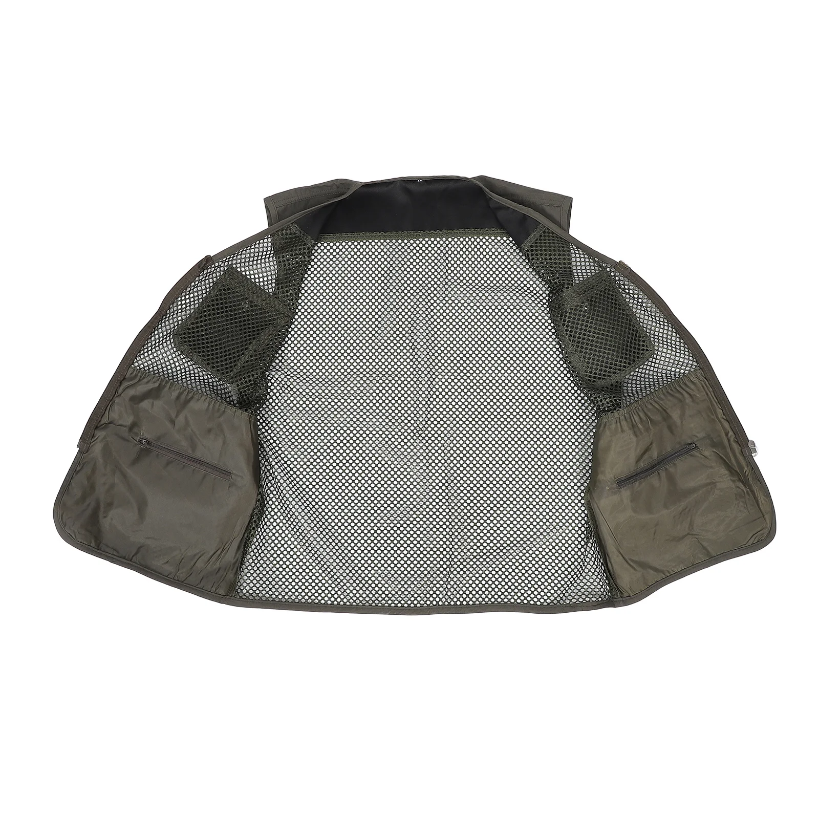 

Multi-Pockets Mesh Vest Adjustable Lightweight Outdoor Survival Vest Breathable Storage Pouches Hiking Camping Fishing