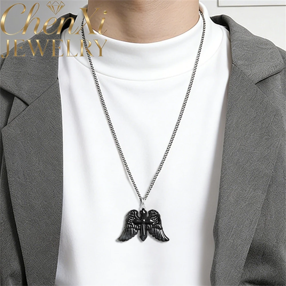 

Натуральные мьянманские кулоны-крестики из черного жадеита класса А, с эффектом льда, в форме крыльев ангела, из серебра S925 пробы, роскошные, высококачественные, изысканные ювелирные изделия в подарок