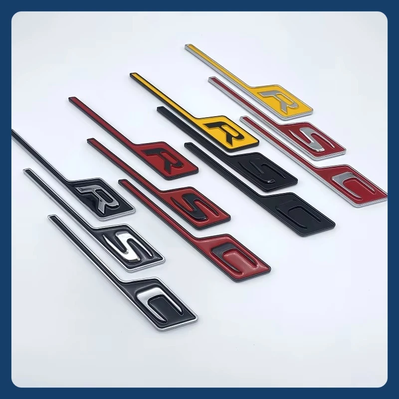 

Wholesale 3DABS Sticker R Badge Unique Custom Car Car Sticker for M Ercedes Ben Z C-Class E-Class R logo Trunk Car Sticker
