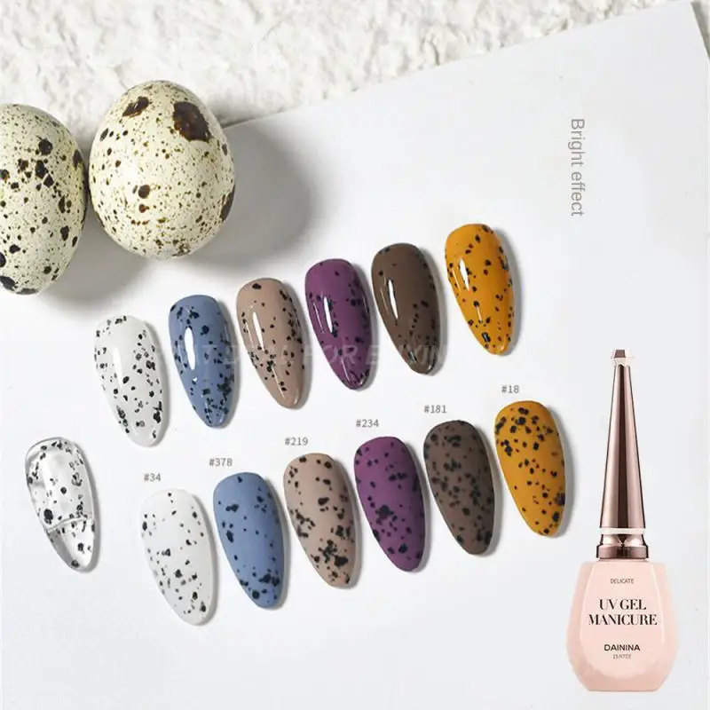 Safety And Environmental Protection Eggshell Nail Polish Lasting Quail Egg Shell Glue Easy To Remove Small Eggshell Glue Uv Gel