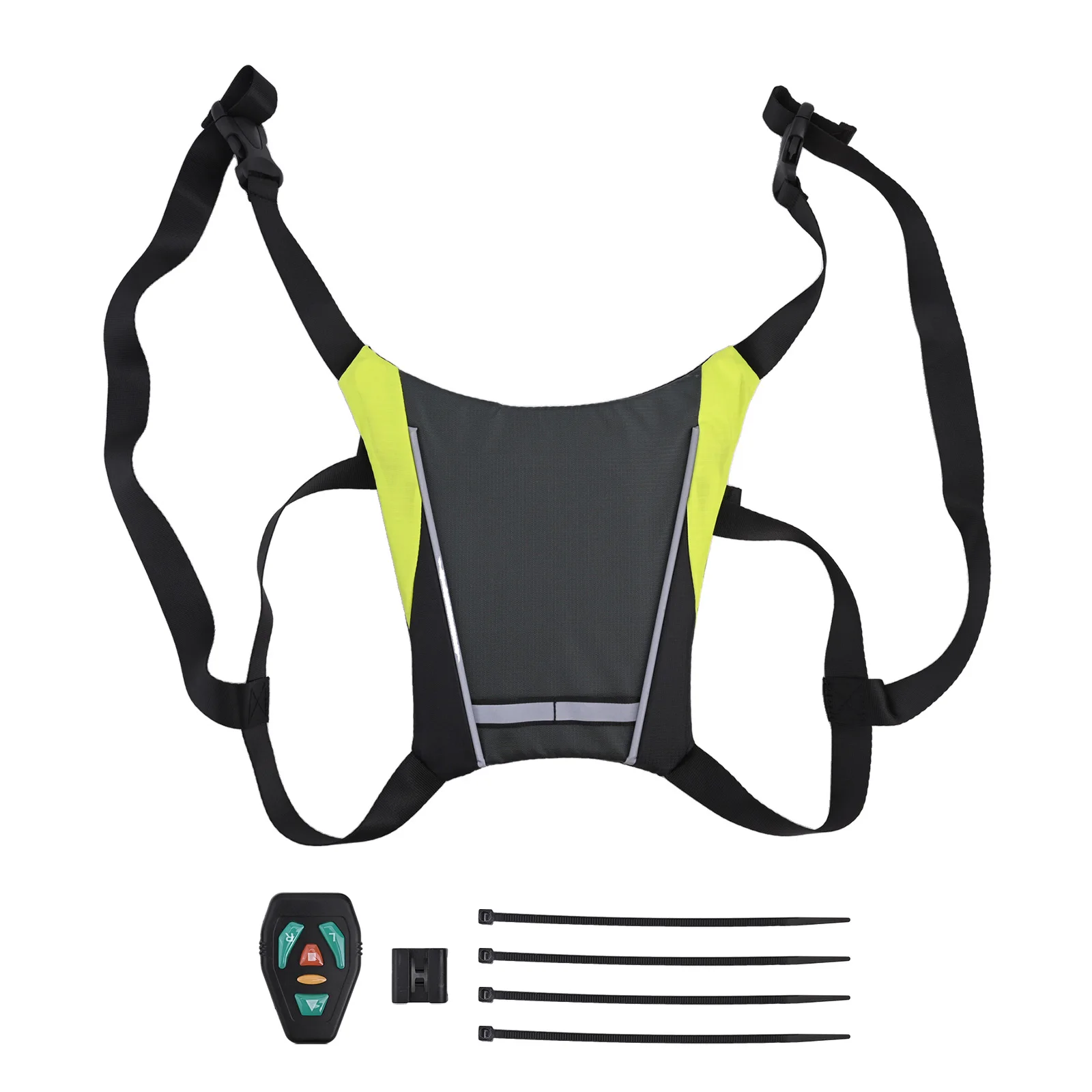 

Светоотражающий жилет Рюкзак 4,2 В 500 мАч Нейлон Полиэстер Велосипедная сумка Светодиодный сигнал Многоцелевой Открытый Туризм Кемпинг