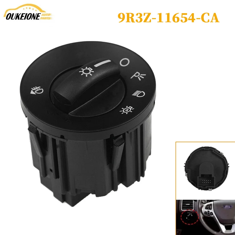 Auto Parts Headlight Fog Light Lamp Switch for Ford Fusion Ford Mustang 2010 2011 2012 2013 2014 9R3Z-11654-CA SW6659