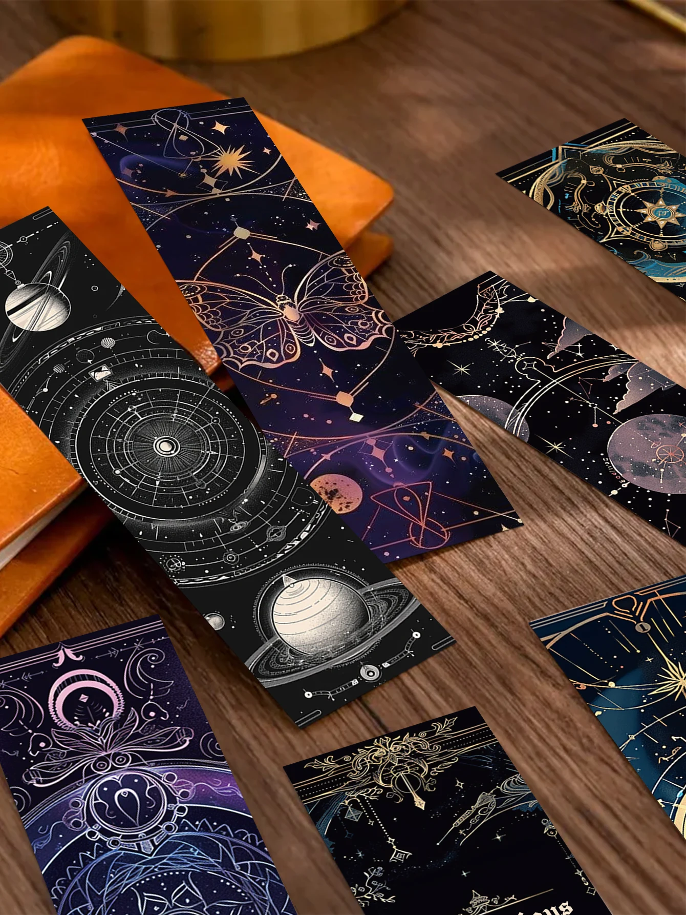 책 주석 달린 바로크 북마크, 종이 카드, 우주 장식, 창의적인 학생 선물 문구, 독서 페이지, 30 개 