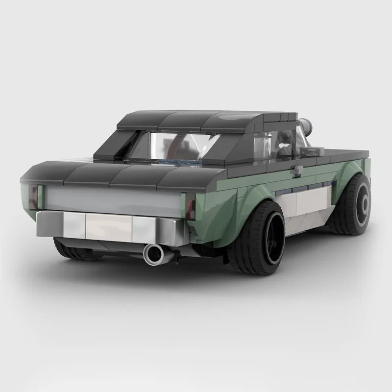 310 Stück MOC Dodge Dart Custom City Champions Super Car Modell Bausteine Architektur Weihnachtsgeschenke Spielzeug Idee Ziegel