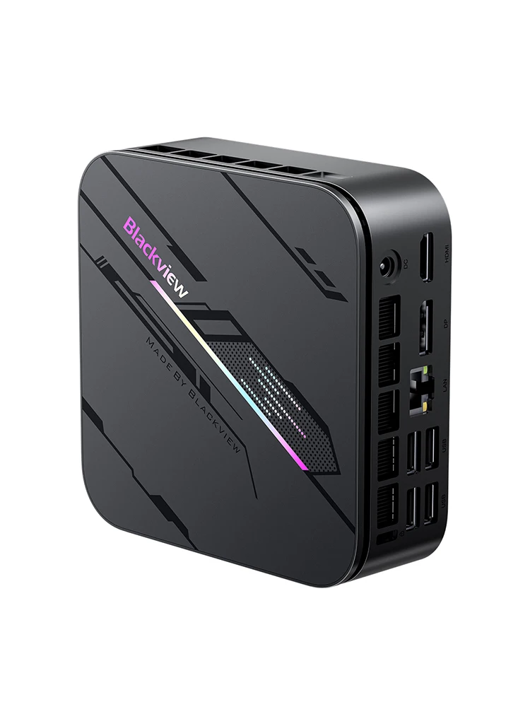 Blackview MP100PRO NIEUWE Mini PC Intel I5-12450H Windows 11 8-Core 12-thread 16GB+512GB / 1TB WiFi 6 Mini Computer PC BT5.2 - afbeelding 2