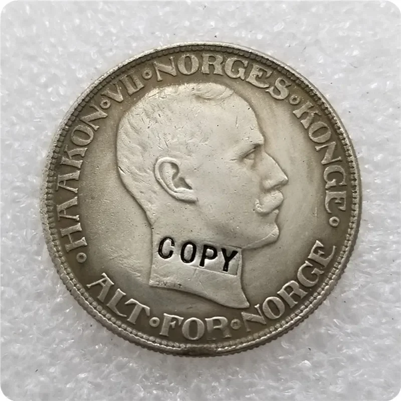 1908-1916 NORWAY 2 Kroner - Haakon VII COPY COINS Challenge Pocket Coins Christmas Gifts