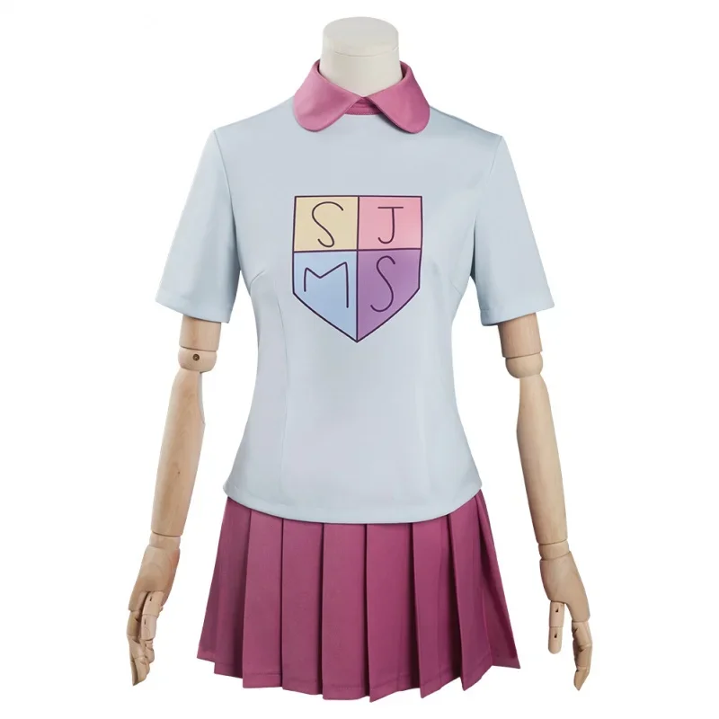 Amphibia Marcy Wu Anne Boonchuy Cosplay Costume Uniform Skirts Outfits Halloween Carnival Suit For Women Girls