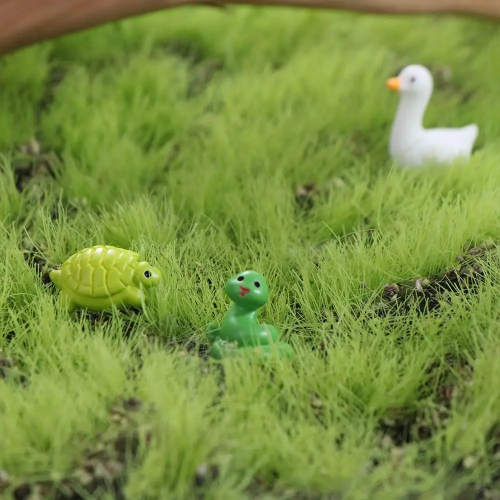 Cat Duck Sheep Squirrel Frog Turtle Animals Micro Landscape Ornaments Realistic Handmade Zodiac Animals Miniatures Resin Crafts