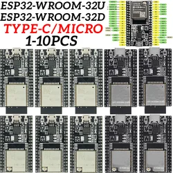 ESP32-DevKitC core board ESP32 development board 38Pin WIFI+Bluetooth-compatible IoT NodeMCU-32 ESP32-WROOM-32D ESP32-WROOM-32U