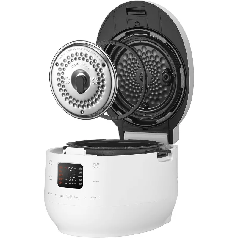 CRS-FWK1040WUS | Dual Heating Pressure Rice Cooker 10 Cups  | High Pressure/Normal Pressure | Triple Power Pack