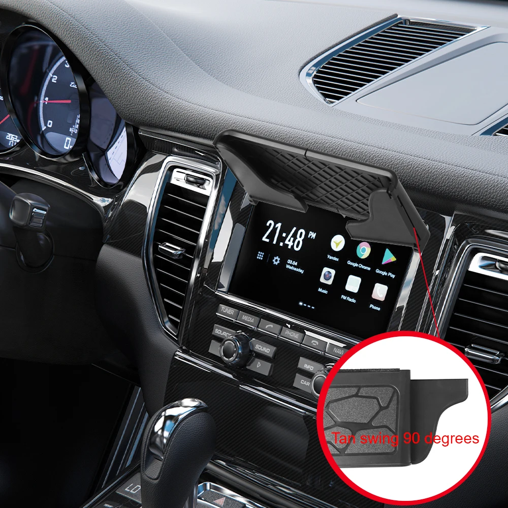 لسيارة RV شاحنة مقطورة شاشة عالمية قناع لتحديد المواقع والملاحة الشمس الظل التحكم المركزي ملحقات الشاشة المضادة للوهج درع #4