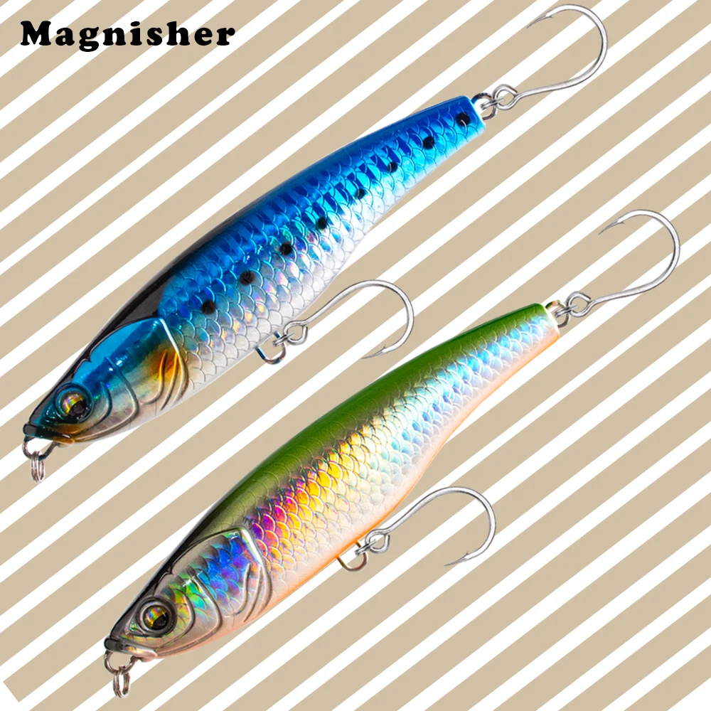 Magnisher طويل الصب قلم رصاص الطعوم الصيد البحري التصيد الطعم الاصطناعي 11 سنتيمتر 52.5 جرام غرق الصيد السحر تمايل ل التونة باس #1