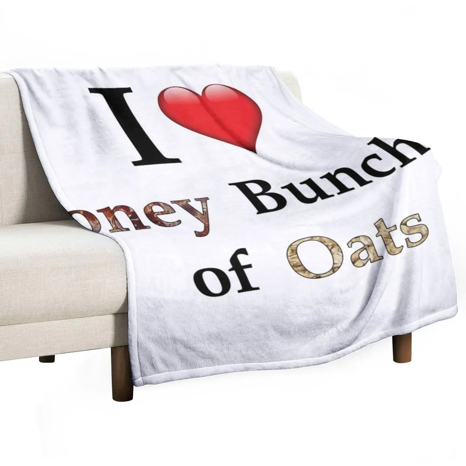 I Love Honey Bunches of Oats Throw Blanket for sofa Nap Tourist Summer Blankets