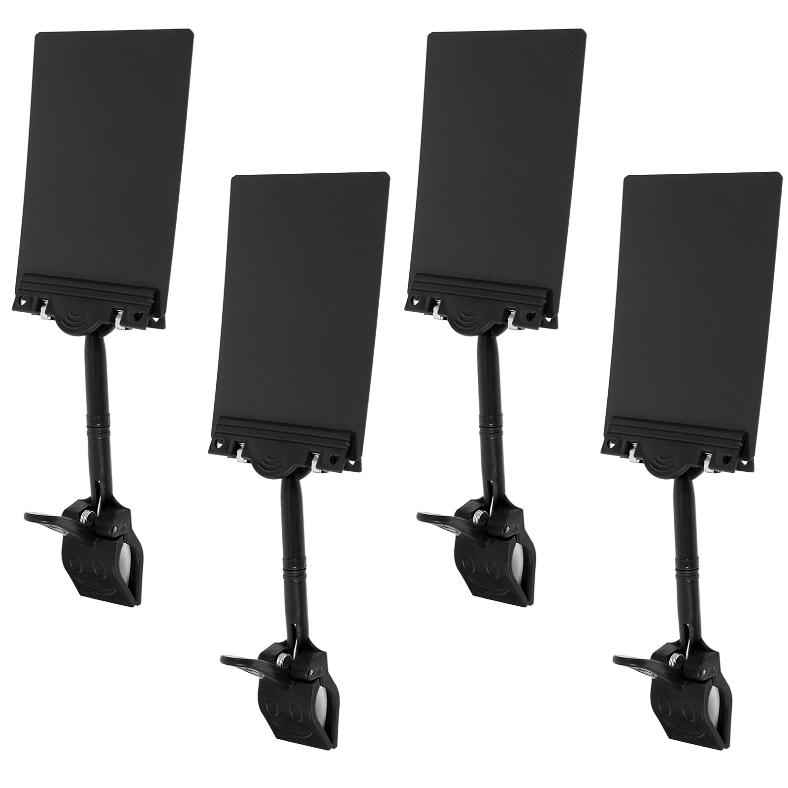 

4pcs Writable Plastic Sign Holder Supermarket Display Tag Erasable Mini Chalkboard Adjustable Clip-On Reusable Retail