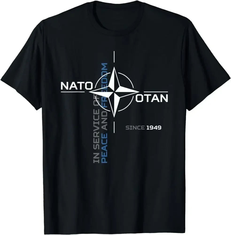 Peace and Freedom OTAN NATO T-ShirtUnisex T-shirts for Men Women Summer Tees Cotton Luxury brand vintage oversized