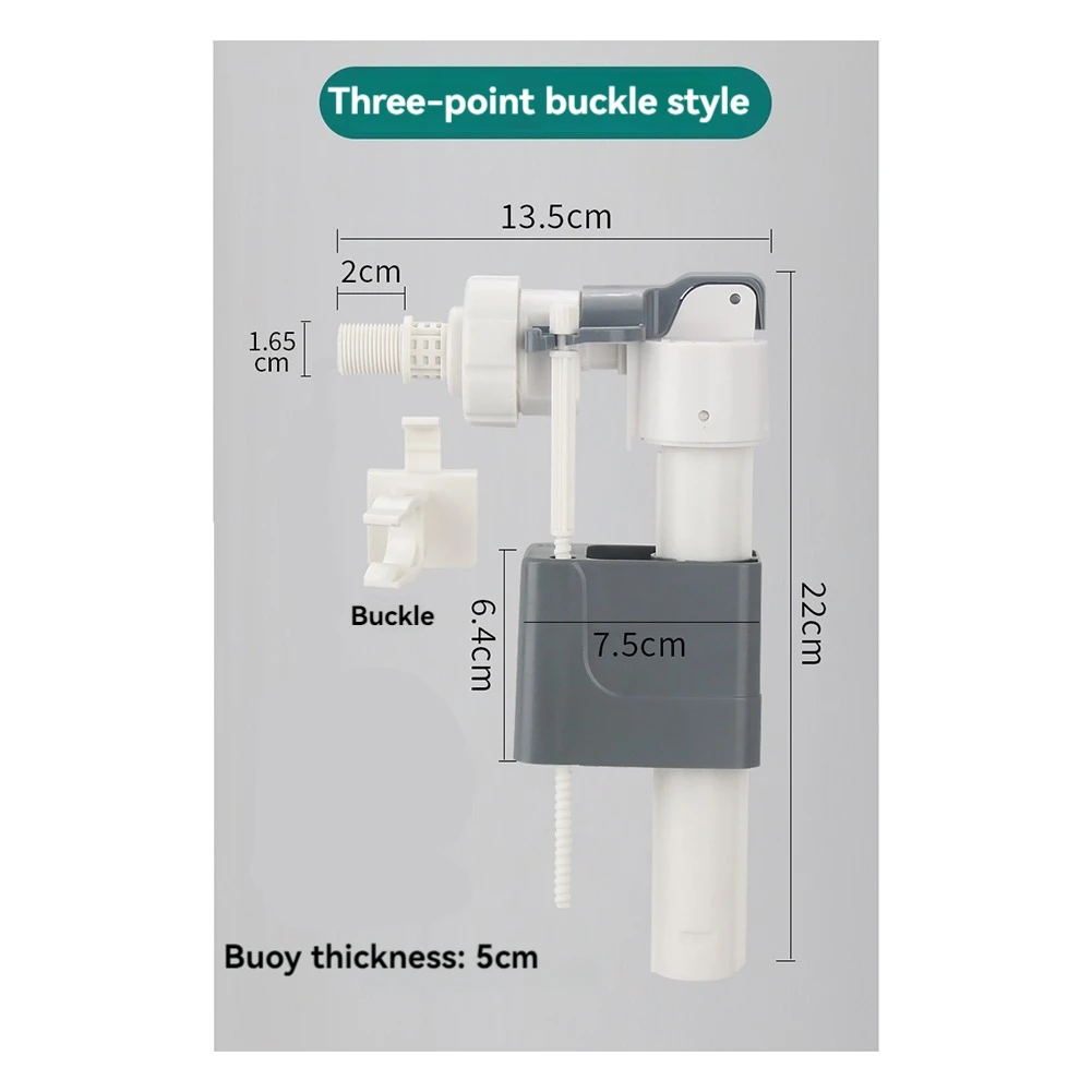 Bathroom In-Wall Water Tank Inlet Valve Hang Wall Hanging Toilet Water Valve Water Inlet Accessories G3/8inch