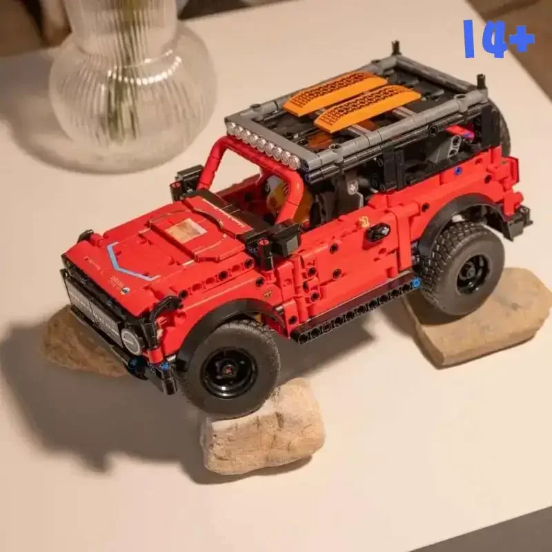 

Готовый набор для сборки внедорожника MOC 2026 года, 943 детали, развивающая игрушка-конструктор, идеальный подарок на праздники и день рождения для детей