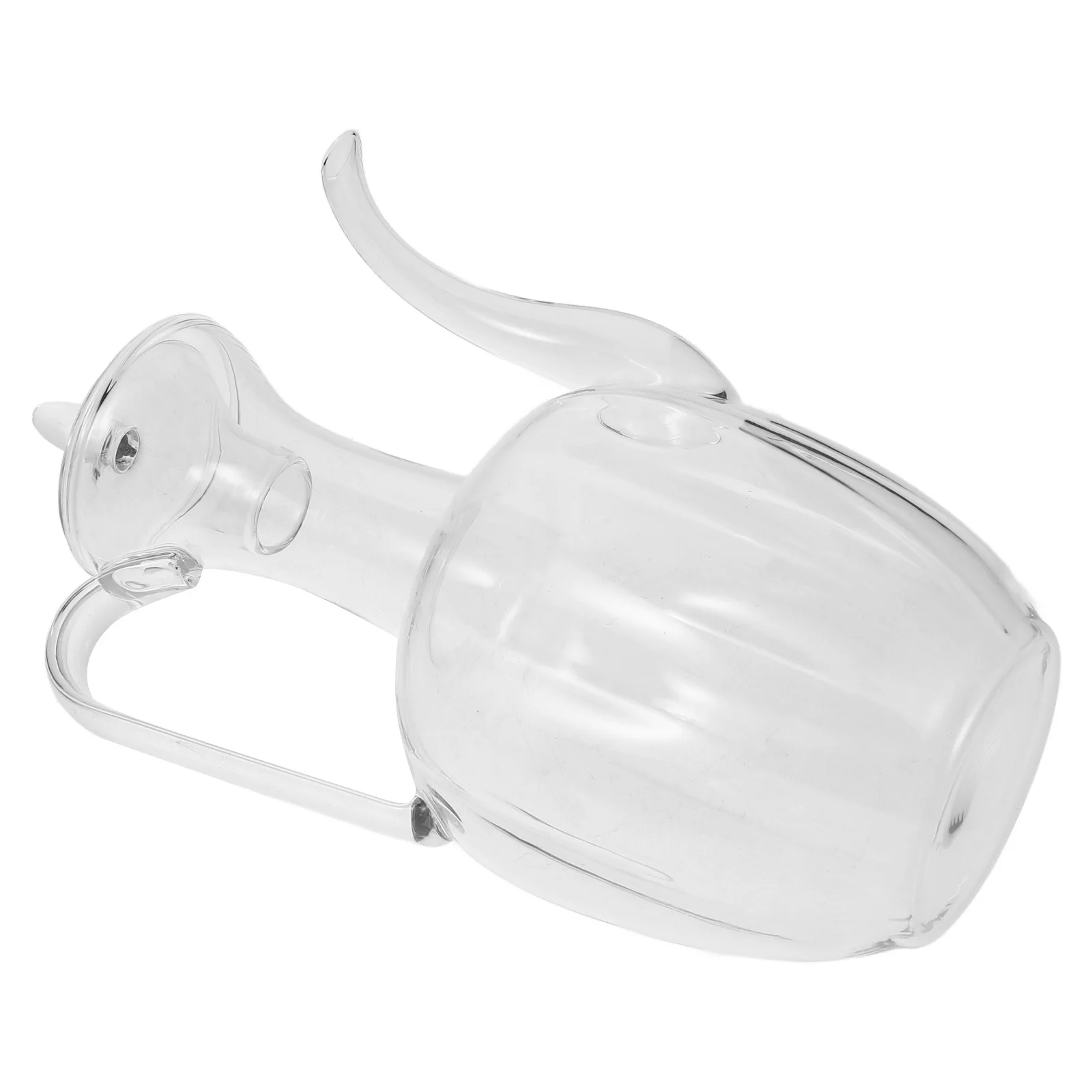 

Transparent Glass Teapot 550ml Portable Loose Leaf Tea Pot for Home Office Elegant Clear Pitcher Office Teapot