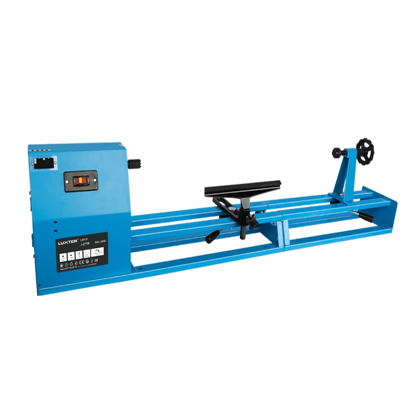 550W Mini Wood Automatic Manual Turning Lathe Machine