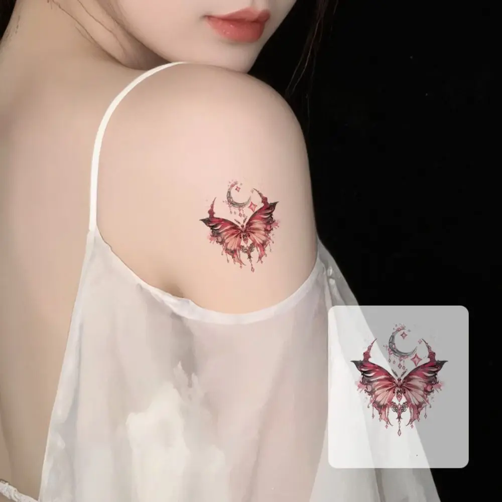 

Waterproof Temporary Tattoo Stickers Long-lasting Water-Sprinkling Festival Flower Tattoo Stickers Moon Pattern