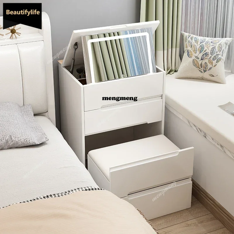 Nordic Multifonctional Dressing Table Drawers Bedroom Makeup Vanity Dressing Table Makeup Cabinet Coiffeuse Dresser Furniture D8
