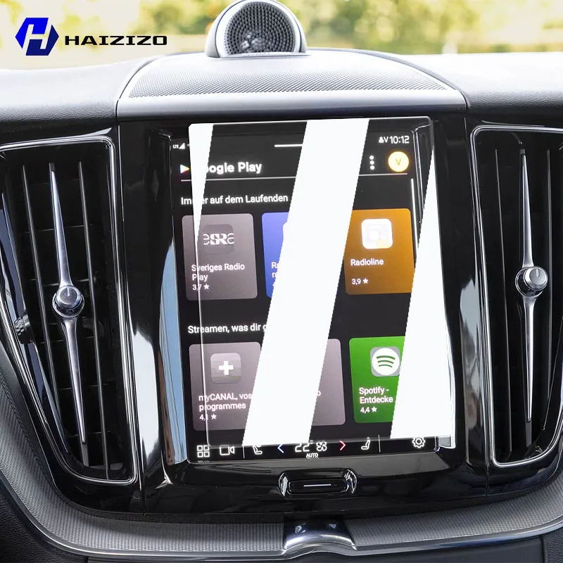 

For Volvo XC40 2017-2024 Car GPS navigation LCD screen tempered glass protective film anti fingerprint refit accessories