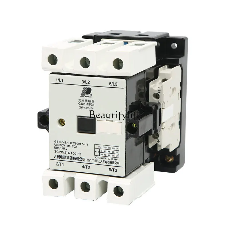 AC Contactor Cjx 50.00G Open Two Closed Three Phase Single Phase 220v380v24v36v110v