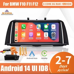 Wireless CarPlay Android Auto Car Radio Multimedia Player Android Display Screen For BMW 5 Series F10 F11 2012-2017 CIC NBT