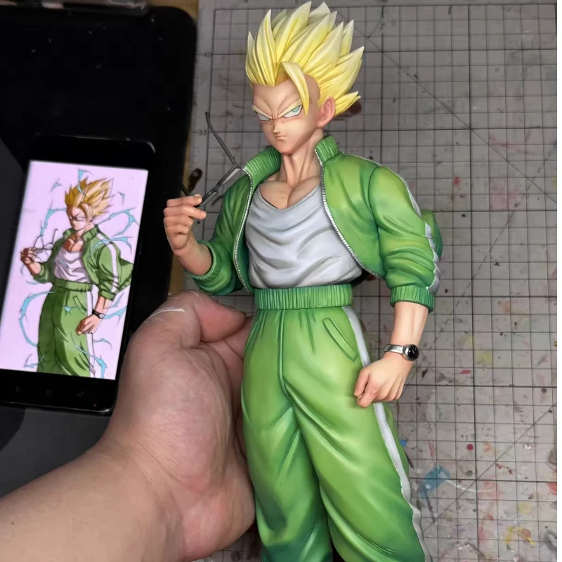 

Коллекционная фигурка Dragon Ball Super Saiyan Gohan Gk из смолы в повседневной одежде для взрослых коллекционеров, для домашнего декора