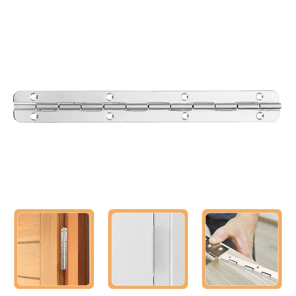 Jewelry Case Hinge Stainless Steel Long Piano Hinge Wooden Jewelry Box Replacement Hinge Rust Proof Furniture Hardware Accessory